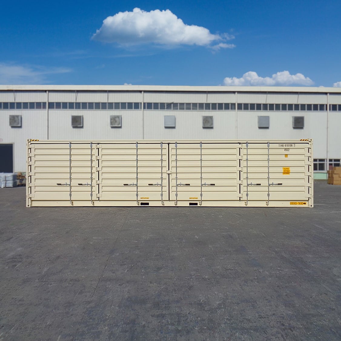 40&rsquo;HC New (1-trip) &ldquo;Openside&rdquo; Shipping Container - CONTAINERS DIRECT PTY LTD