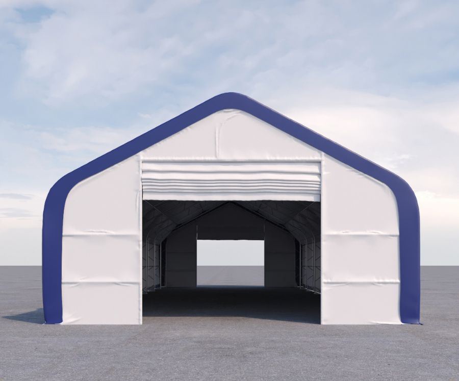 Dual Truss Storage Shelter (30&prime; x 80&prime; x 20&prime;) - CONTAINERS DIRECT PTY LTD