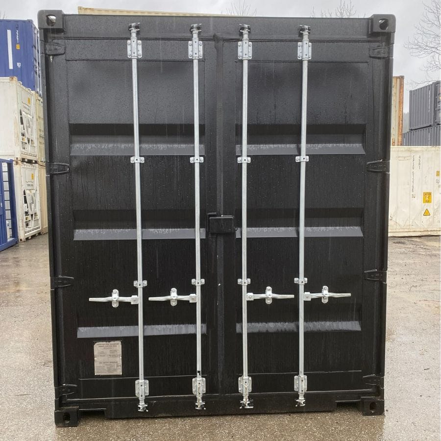 20&rsquo;HC New (1-Trip) Shipping Container &ndash; Painted Black - CONTAINERS DIRECT PTY LTD