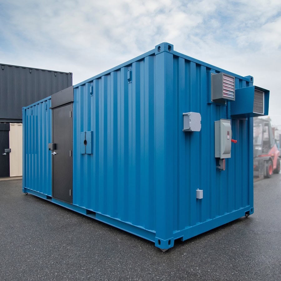 Shipyard Machinery Enclosure - CONTAINERS DIRECT PTY LTD