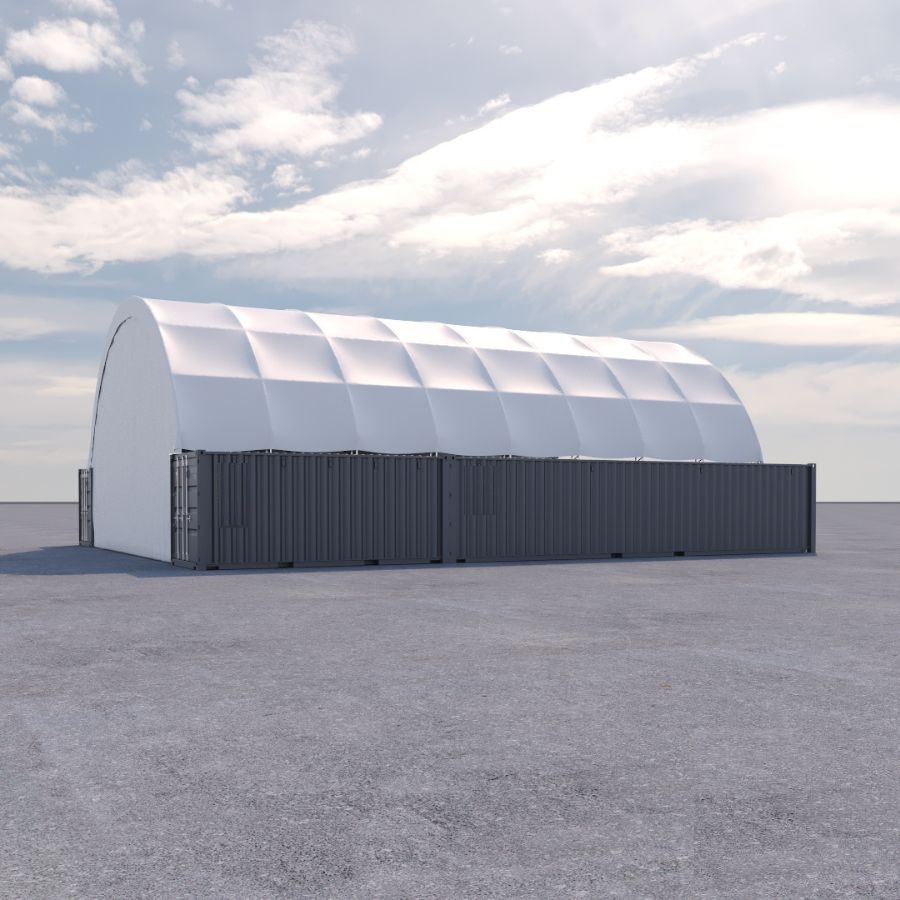 40&rsquo; x 60&rsquo; Container Shelter - CONTAINERS DIRECT PTY LTD
