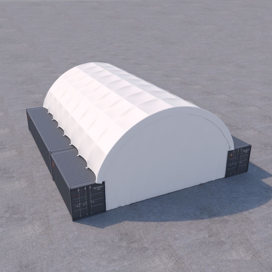 40&rsquo; x 60&rsquo; Container Shelter - CONTAINERS DIRECT PTY LTD