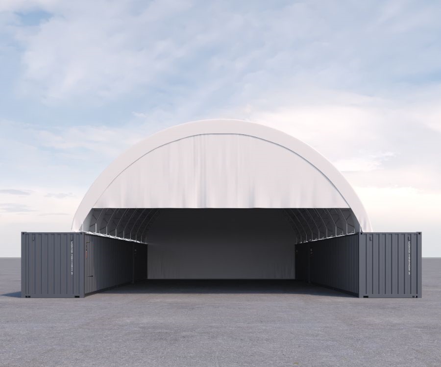 40&rsquo; x 60&rsquo; Container Shelter - CONTAINERS DIRECT PTY LTD