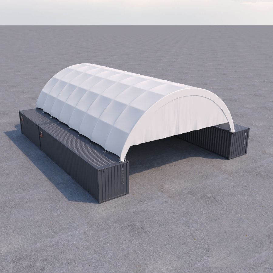 40&rsquo; x 60&rsquo; Container Shelter - CONTAINERS DIRECT PTY LTD