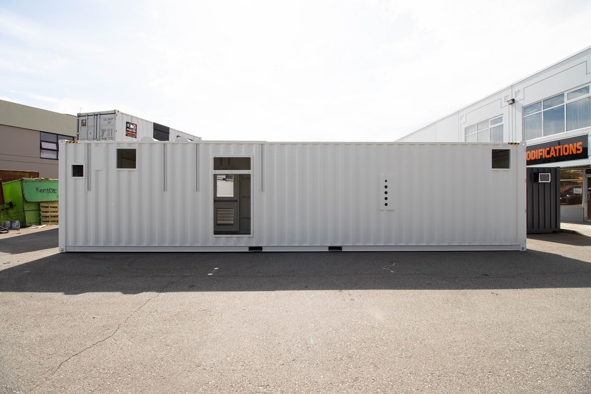 40&rsquo; Custom Mechanical Enclosure - CONTAINERS DIRECT PTY LTD