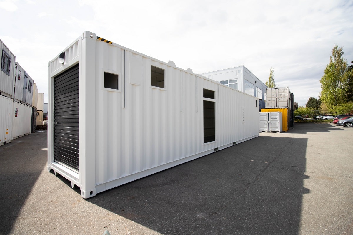 40&rsquo; Custom Mechanical Enclosure - CONTAINERS DIRECT PTY LTD