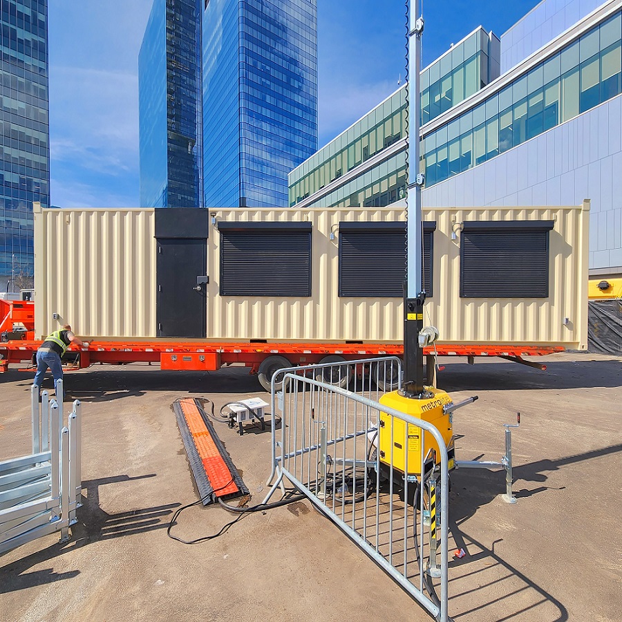 40&rsquo;HC VIP Area with Patio for the Oilers - CONTAINERS DIRECT PTY LTD
