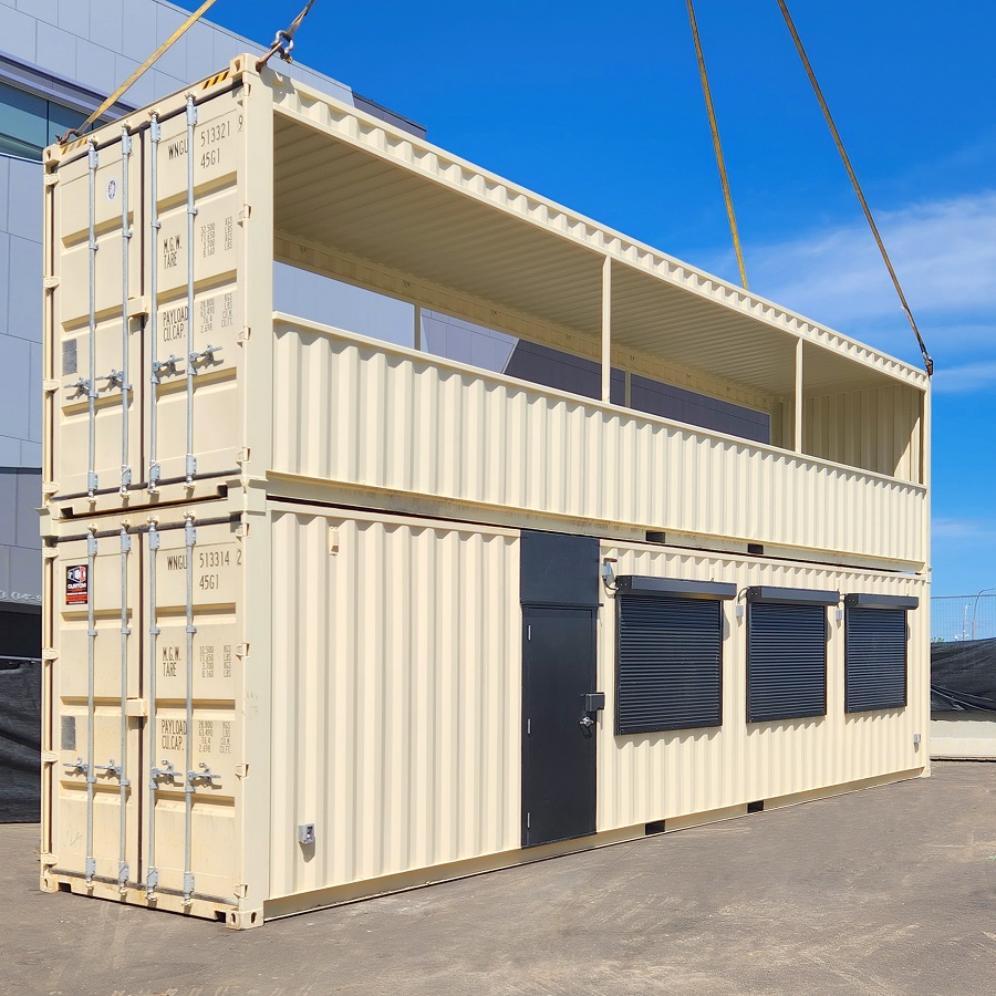 40&rsquo;HC VIP Area with Patio for the Oilers - CONTAINERS DIRECT PTY LTD