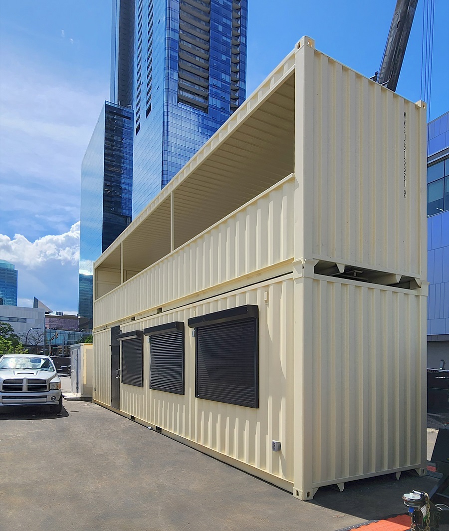 40&rsquo;HC VIP Area with Patio for the Oilers - CONTAINERS DIRECT PTY LTD