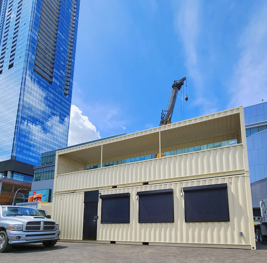 40&rsquo;HC VIP Area with Patio for the Oilers - CONTAINERS DIRECT PTY LTD
