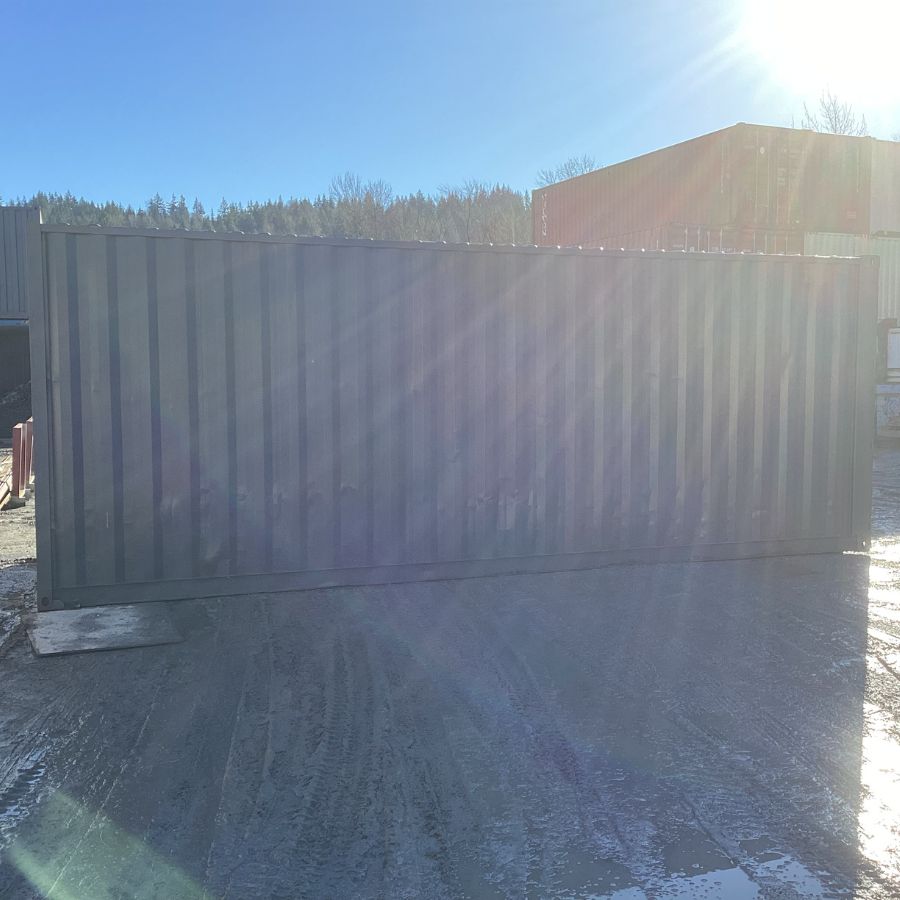 25&rsquo;HC Used Shipping Container (Painted Slate Grey) - CONTAINERS DIRECT PTY LTD