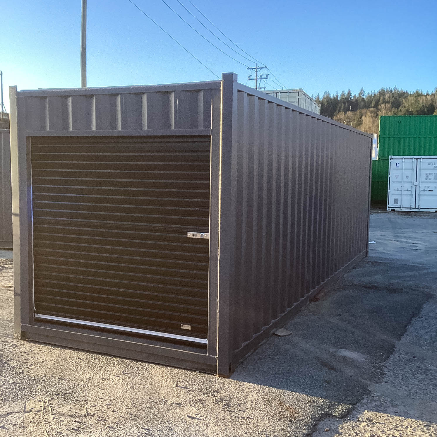 26&prime; Cut-Down Shipping Container w/Roll-Up Door - CONTAINERS DIRECT PTY LTD